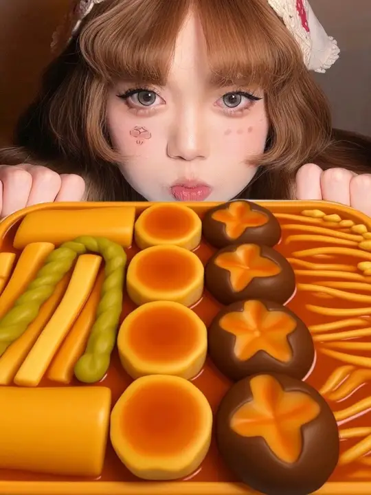 新人吃播｜菌菇拼盘～脆脆金针菇贡菜泡椒笋