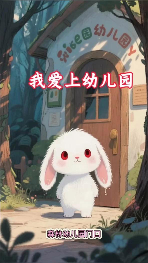我爱上幼儿园 小兔子白白是怎样从不喜欢上幼儿园慢慢的喜欢上幼儿园的呢?儿童故事 儿童睡前故