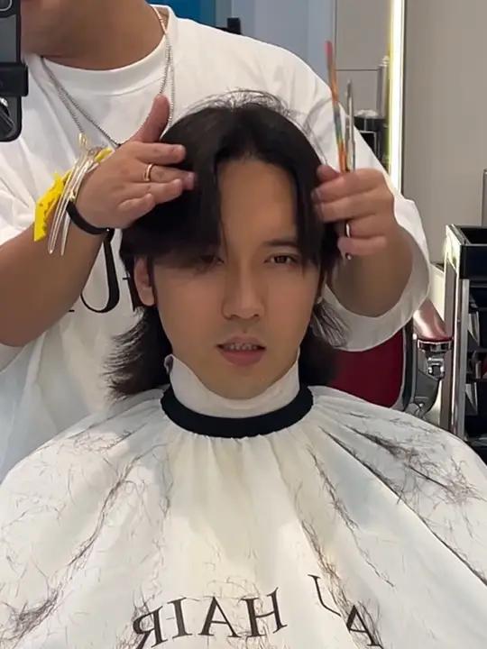 不想打理头发的男生一定要尝试一次狼尾鲻鱼头短发