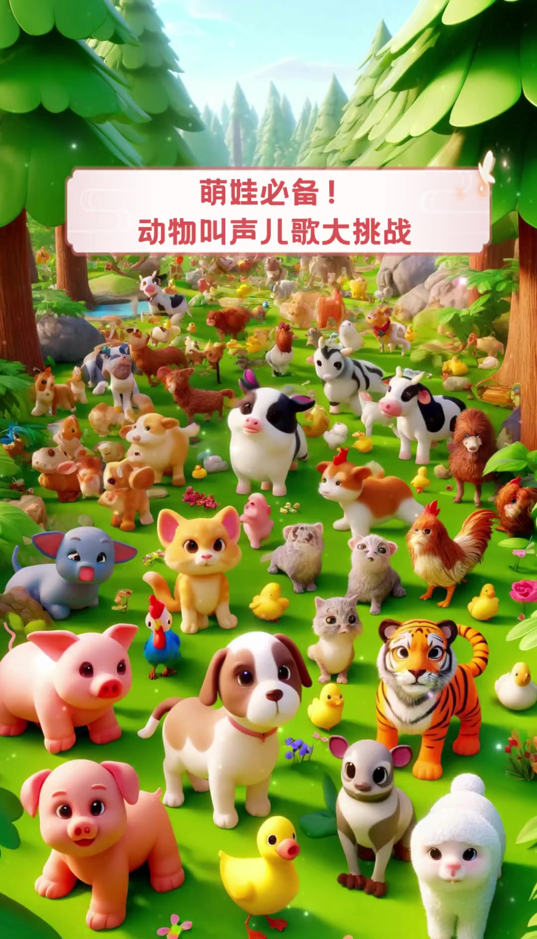 萌娃必备!动物叫声儿歌大挑战