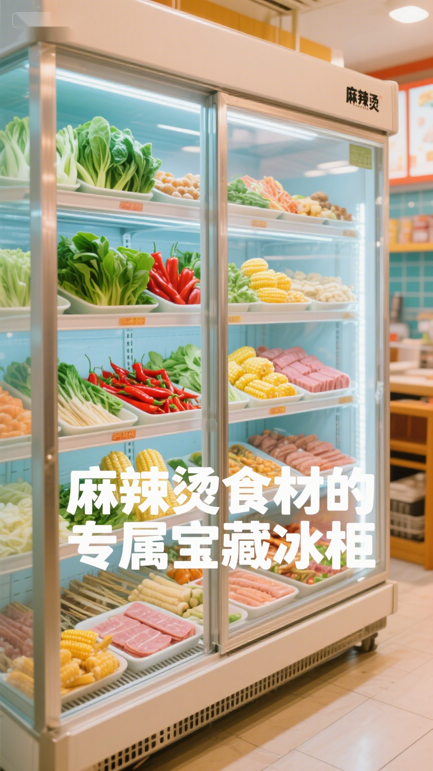 麻辣烫食材的专属宝藏冰柜