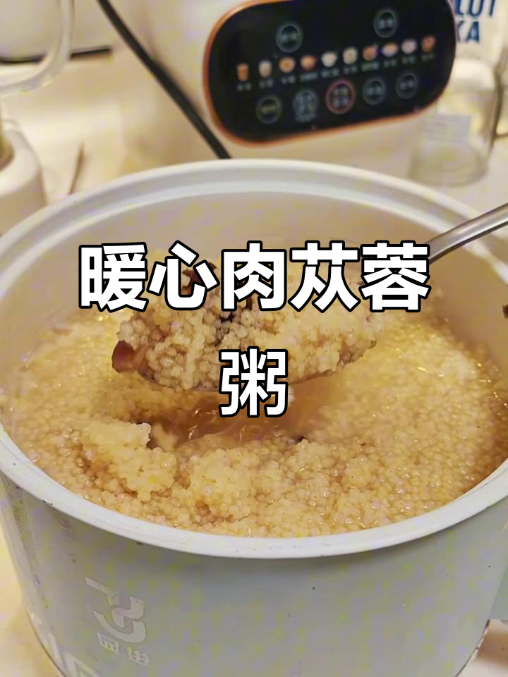肉苁蓉小米粥,温暖又滋补,简单易做!