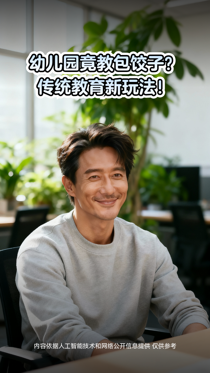 幼儿园竟教包饺子?传统教育新玩法!