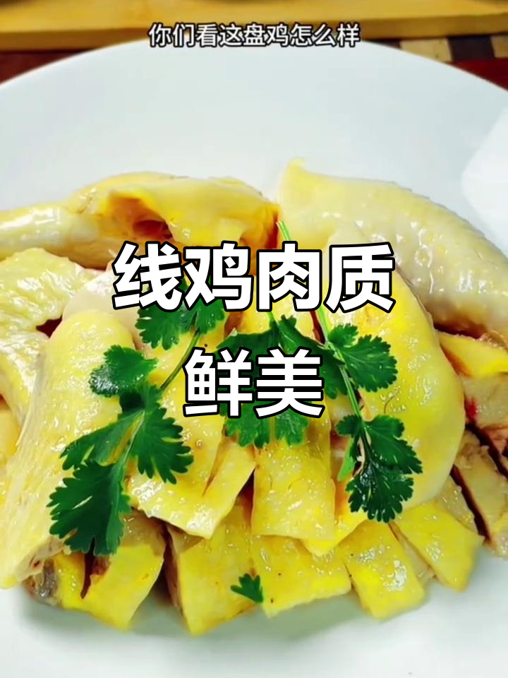 散养线鸡,简单烧制释放鲜香真味
