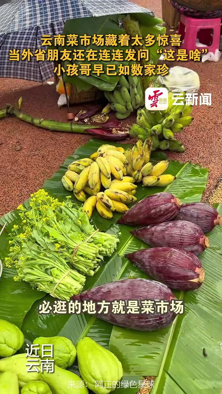云南菜市场藏着太多惊喜