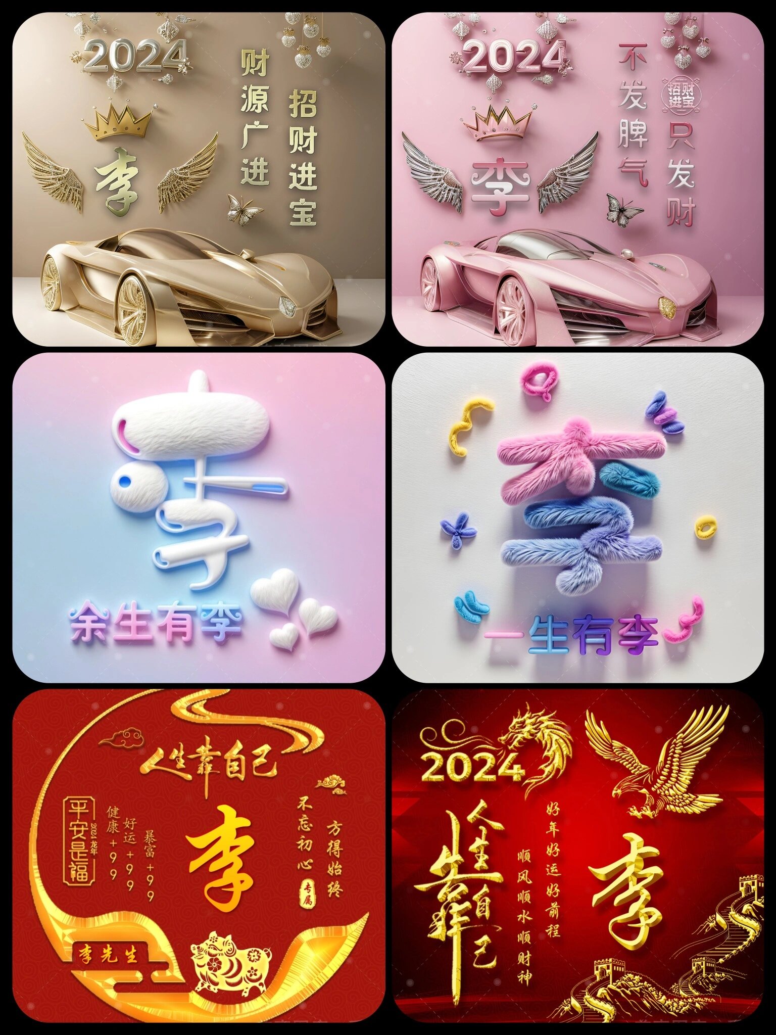 2024年李家姓氏头像