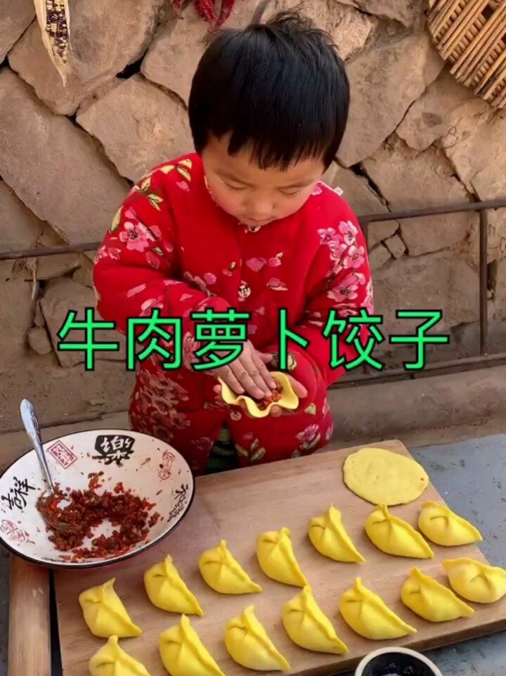 牛肉胡萝卜饺子