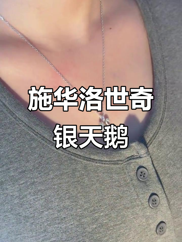 施华洛世奇银天鹅项链，优雅气质满分，美得让人犯规