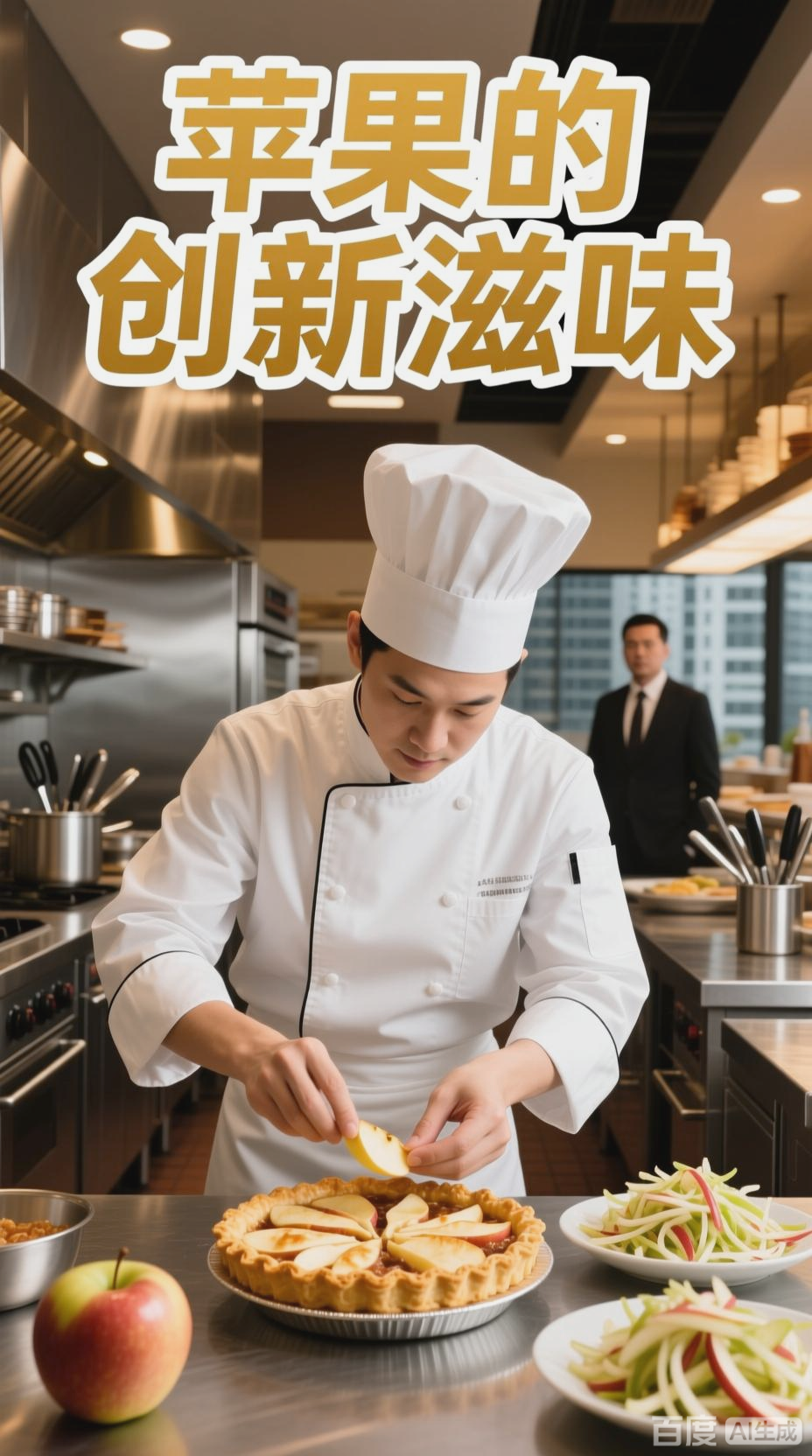 厨师创新苹果菜品求职记