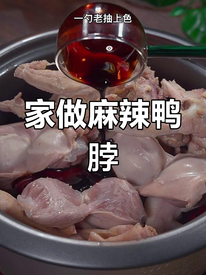 家庭麻辣鸭脖,秘制卤汤,味道堪比外买!