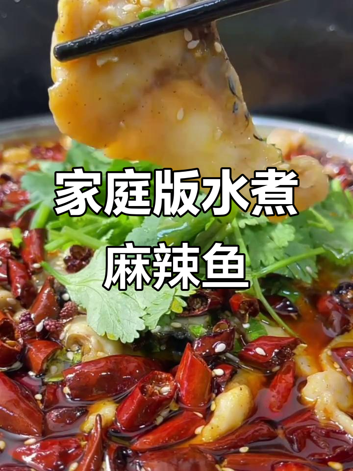 在家轻松做水煮麻辣鱼,简单又美味