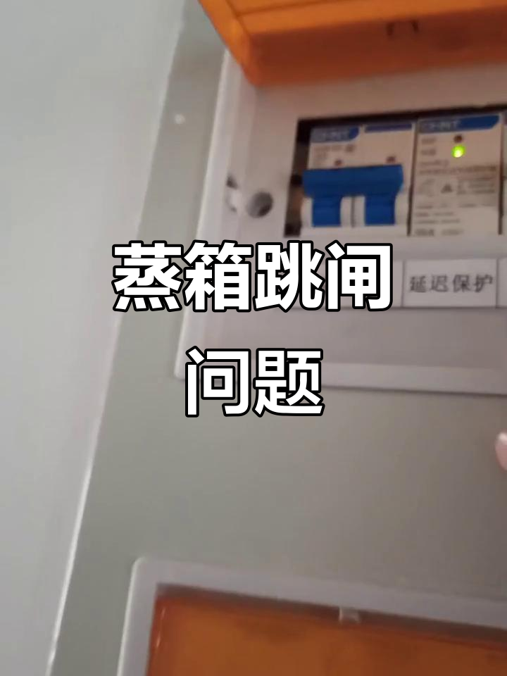 客户家蒸箱故障,几分钟就跳闸,维修师傅上门排查