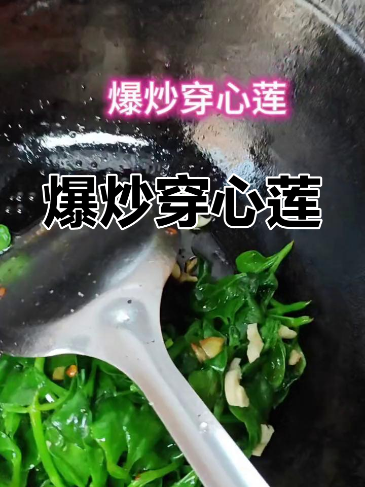 自制爆炒穿心莲,简单又美味!