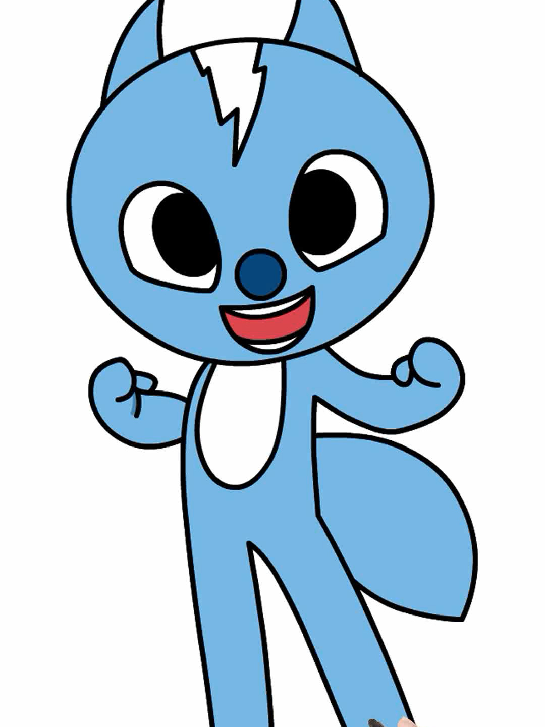 怎样画弗特简笔画迷你特工队手绘教程