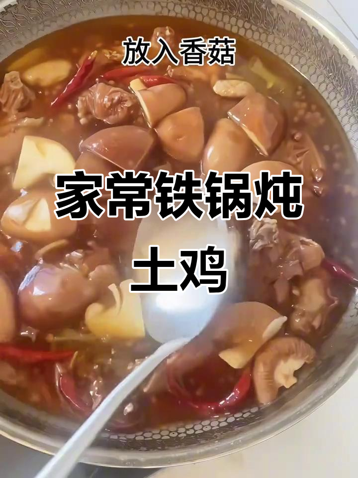 铁锅炖土鸡,家常做法大揭秘!简单又下饭