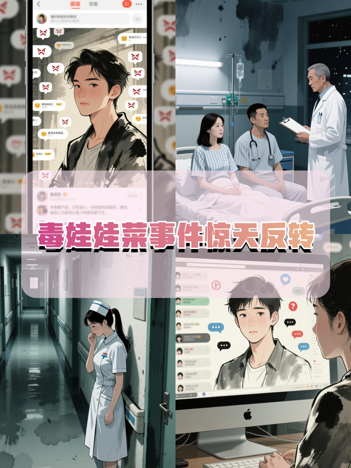 网购毒娃娃菜事件曝光四大版本，商家发毒白菜、快递用毒报纸包装、丈夫自导自演毒妻、夫妻合谋骗