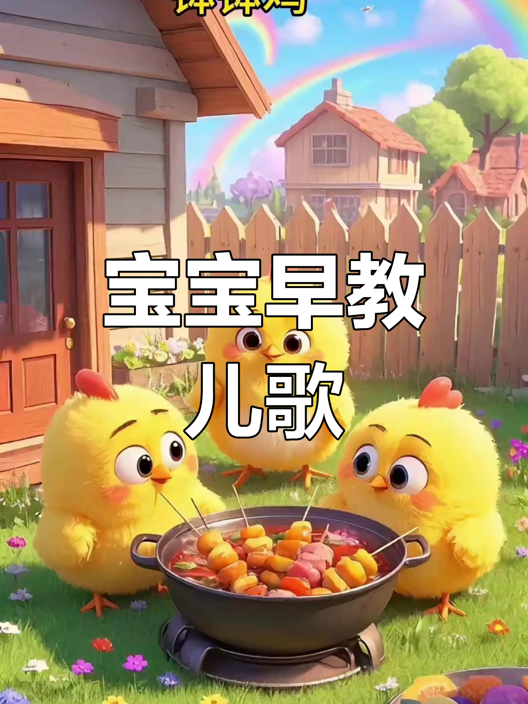 0-3岁宝宝早教,儿歌钵钵鸡轻松学!