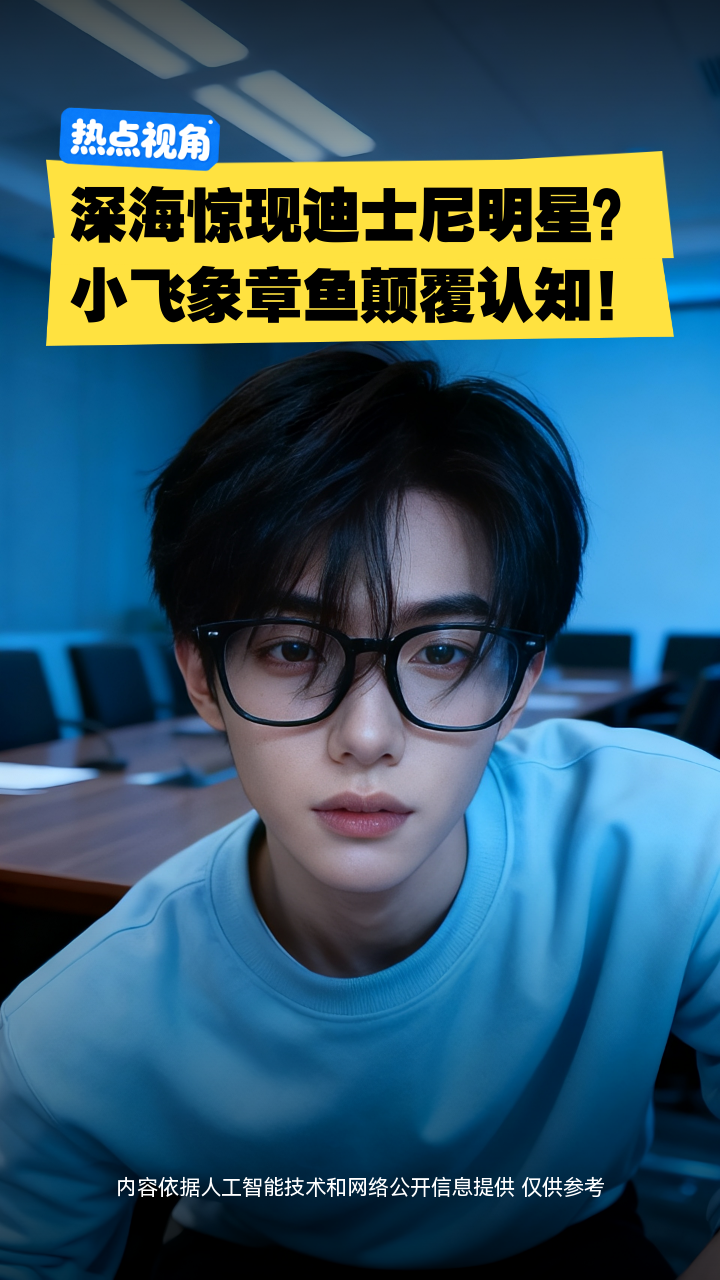 深海惊现迪士尼明星?小飞象章鱼颠覆认知!