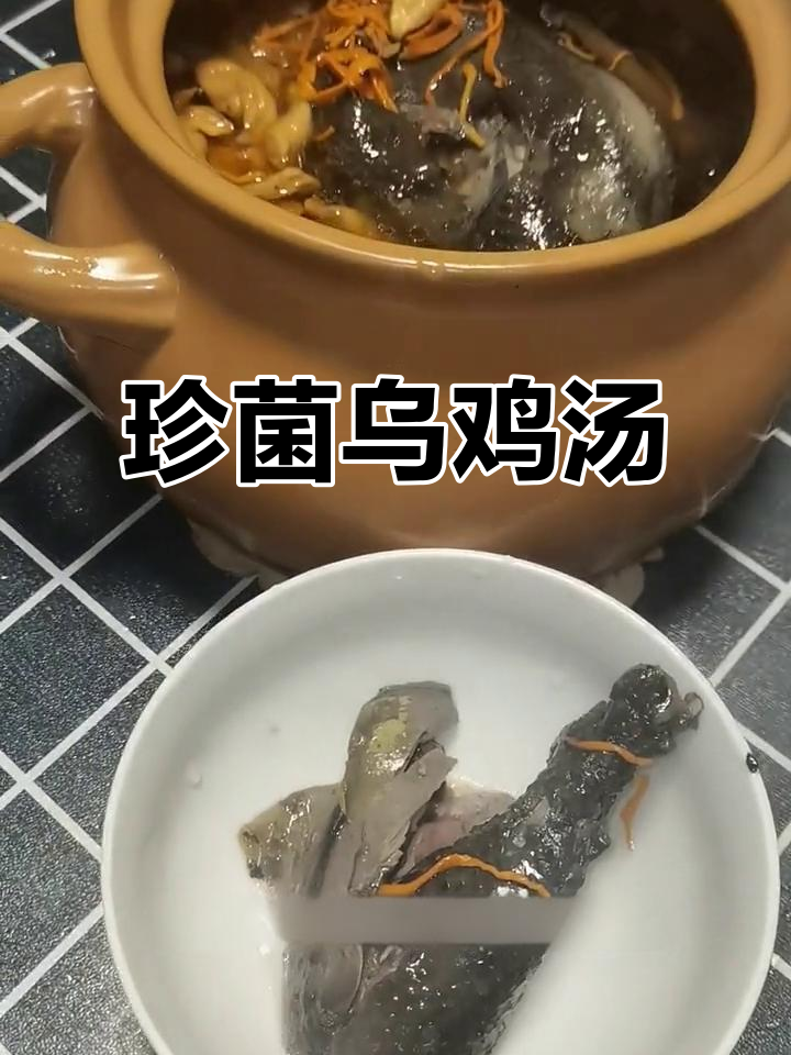 云南野生真菌乌鸡汤,滋补养生冬季暖心美味