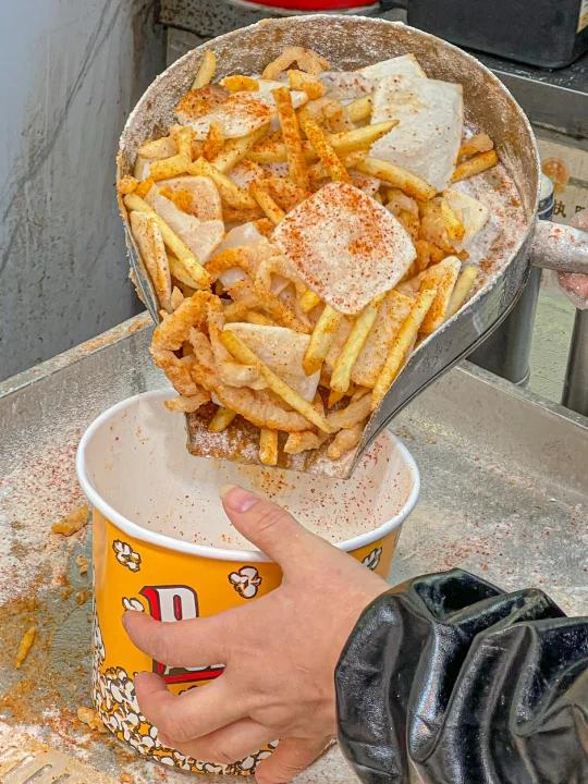 鸡柳年糕薯条!我能吃一辈子