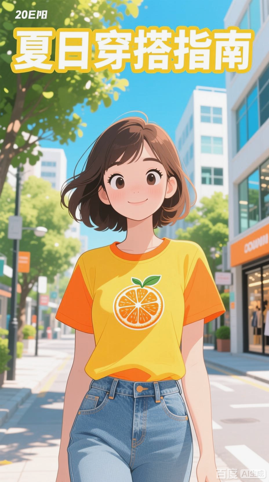 20岁女性夏日时尚穿搭