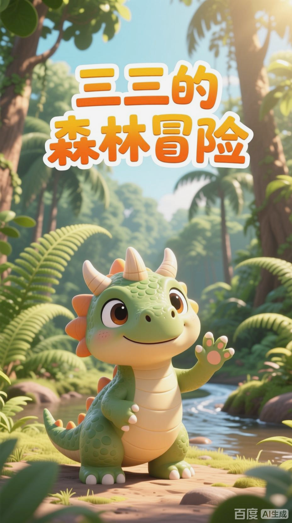 3D卡通角色欢乐对话