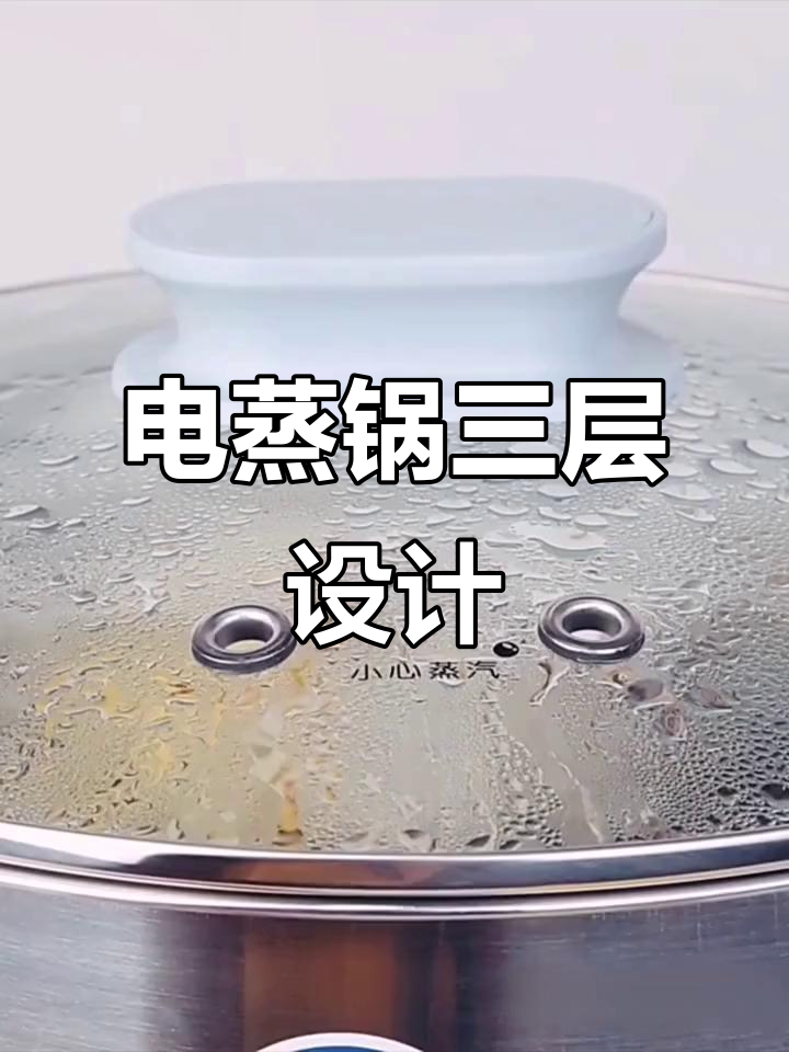 苏泊尔电蒸锅,大容量不锈钢设计,三层蒸笼实用又耐用