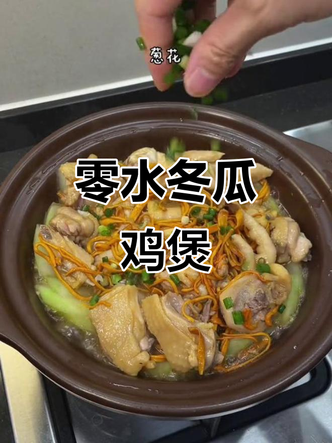 无水冬瓜鸡肉煲，鲜甜又简单！懒人必备家常菜