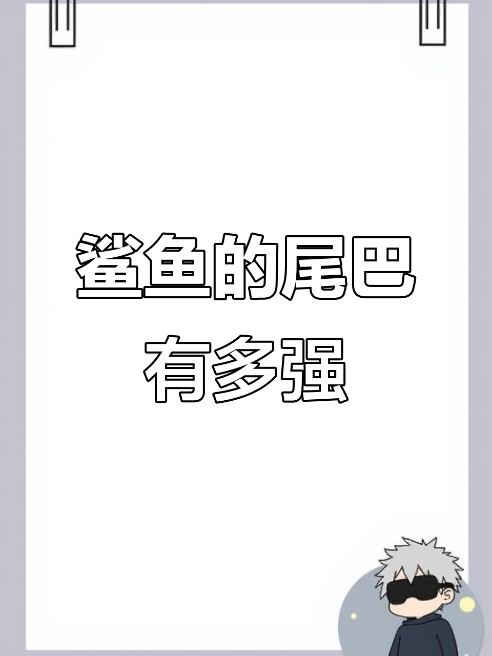 鲨鱼尾鳍越大,游得越快?揭秘动力源泉