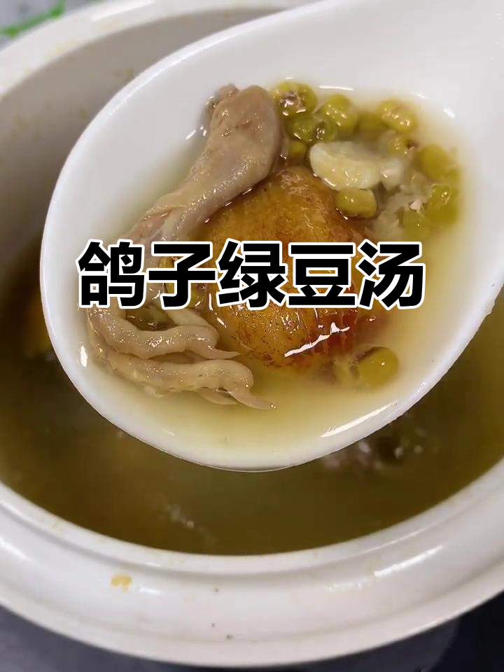 夏季必备!鸽子绿豆汤,孩子喝了不长痱子