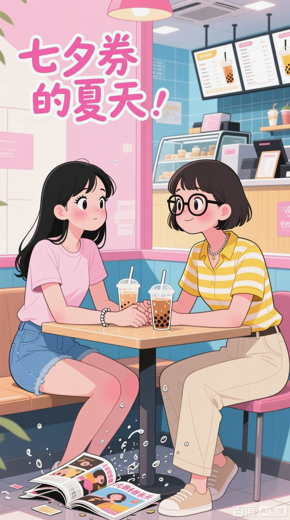 闺蜜奶茶店的小插曲
