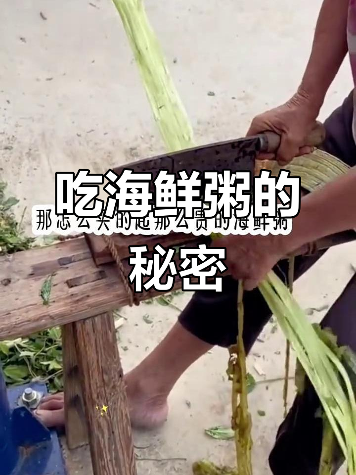 穷家吃海鲜粥,背后真相让人心寒