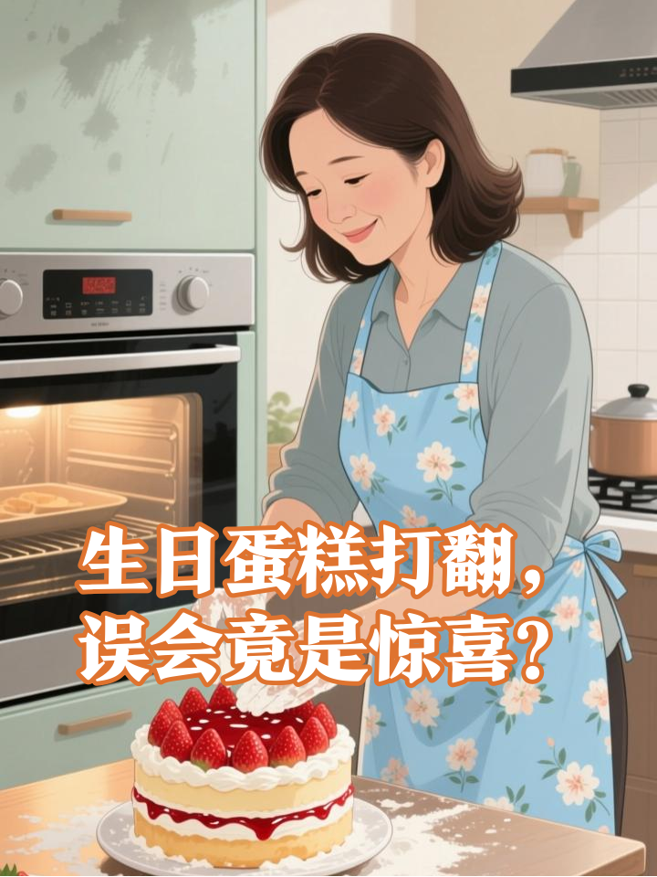 生日蛋糕打翻后，她发现误会里藏着最暖的惊喜