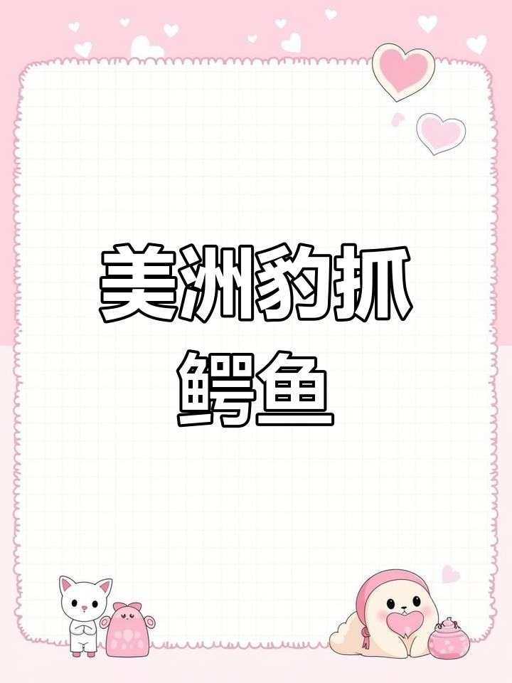 美洲豹捕食鳄鱼,轻松制服水中霸主