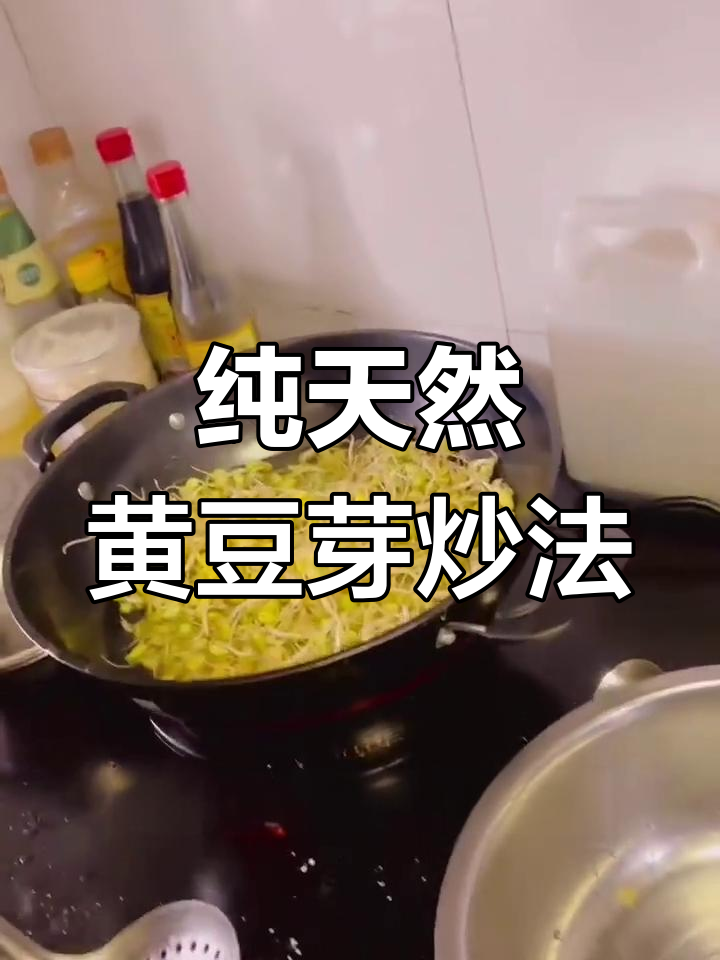 自制黄豆芽炒菜,营养美味又健康