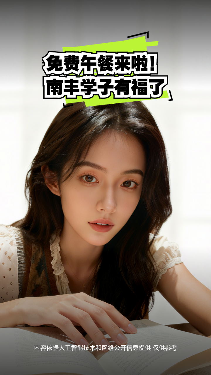 免费午餐来啦！南丰学子有福了