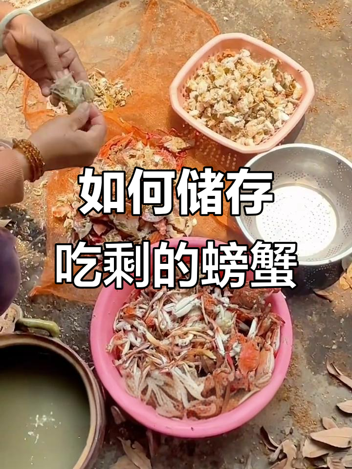 螃蟹吃不完怎么办?教你保存方法,肉质鲜美不浪费