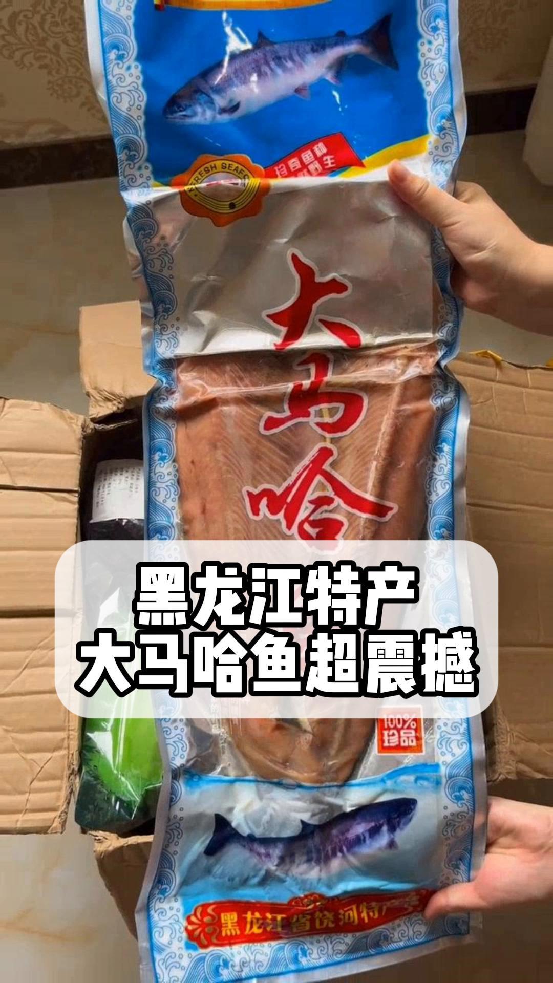 黑龙江特产大马哈鱼超震撼