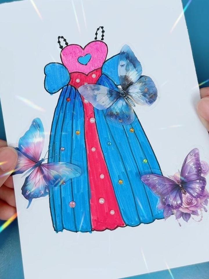 简笔画、涂色和手工，轻松完成可爱小作品