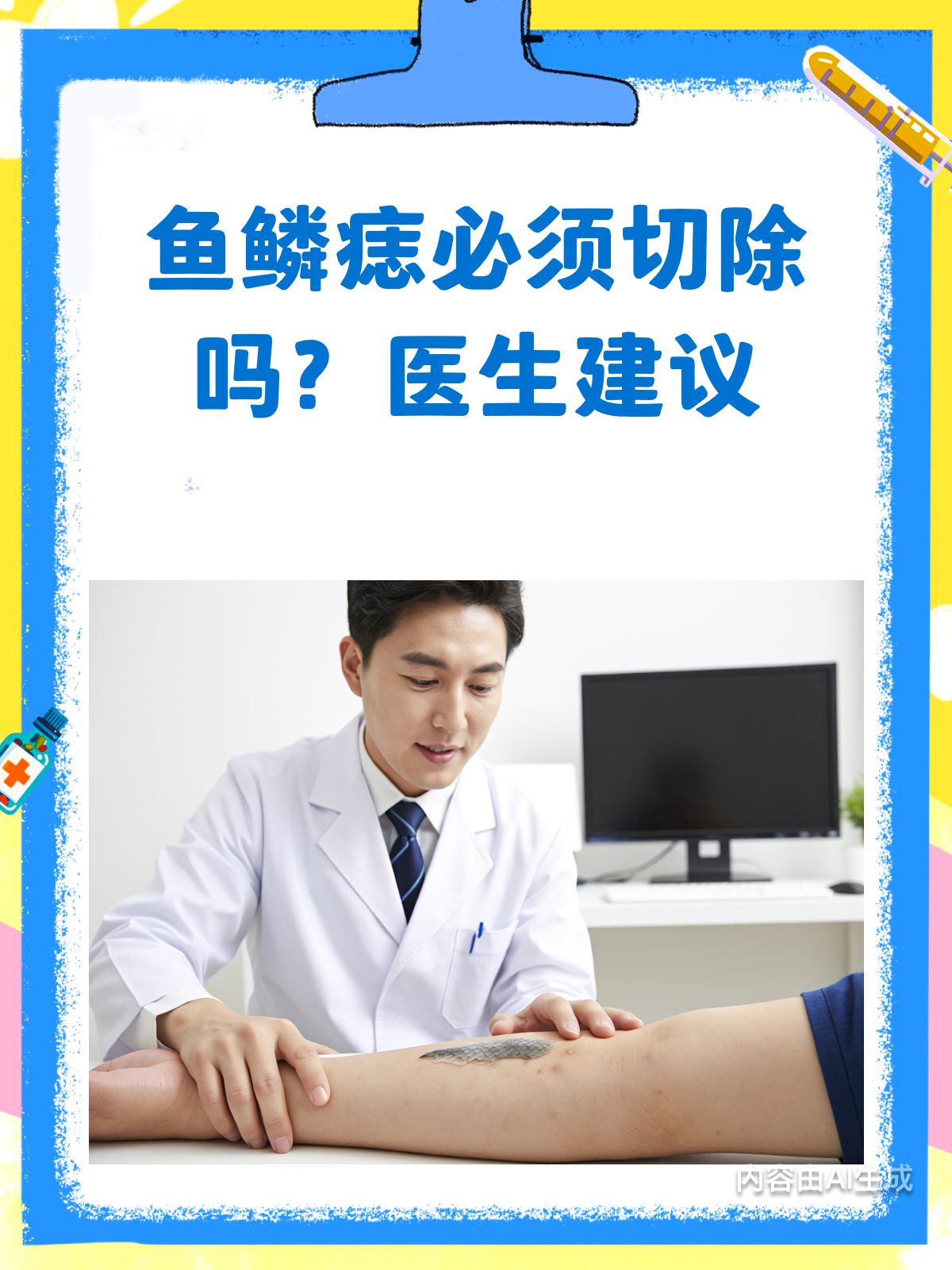 鱼鳞痣必须切除吗?听听医生的建议!