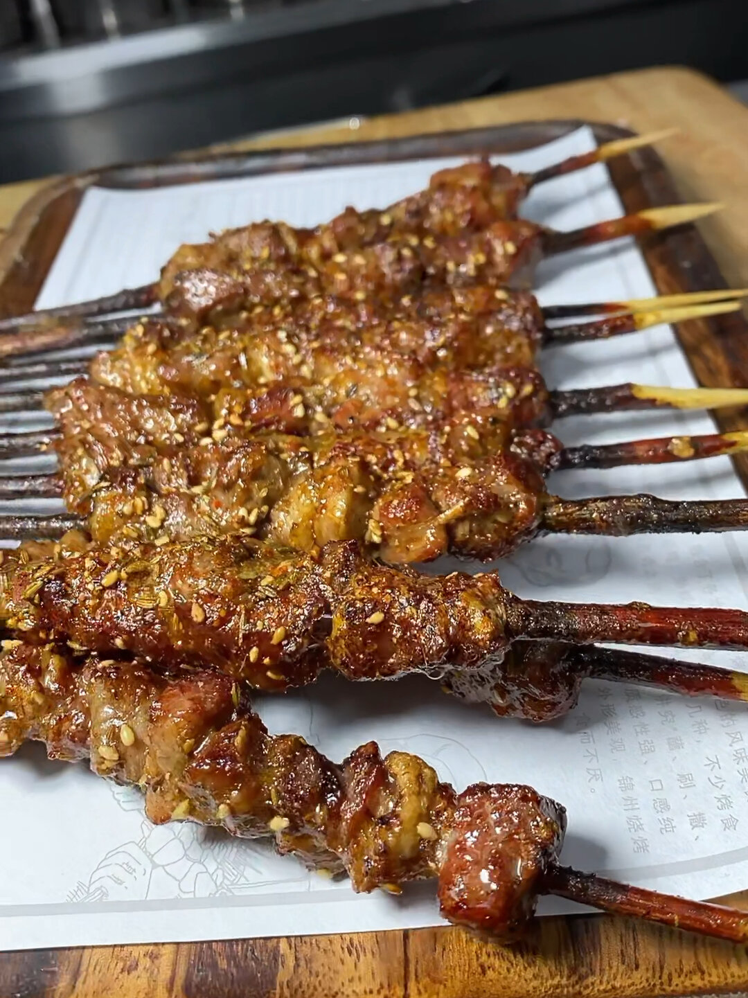 红柳大羊肉串,吧吧香