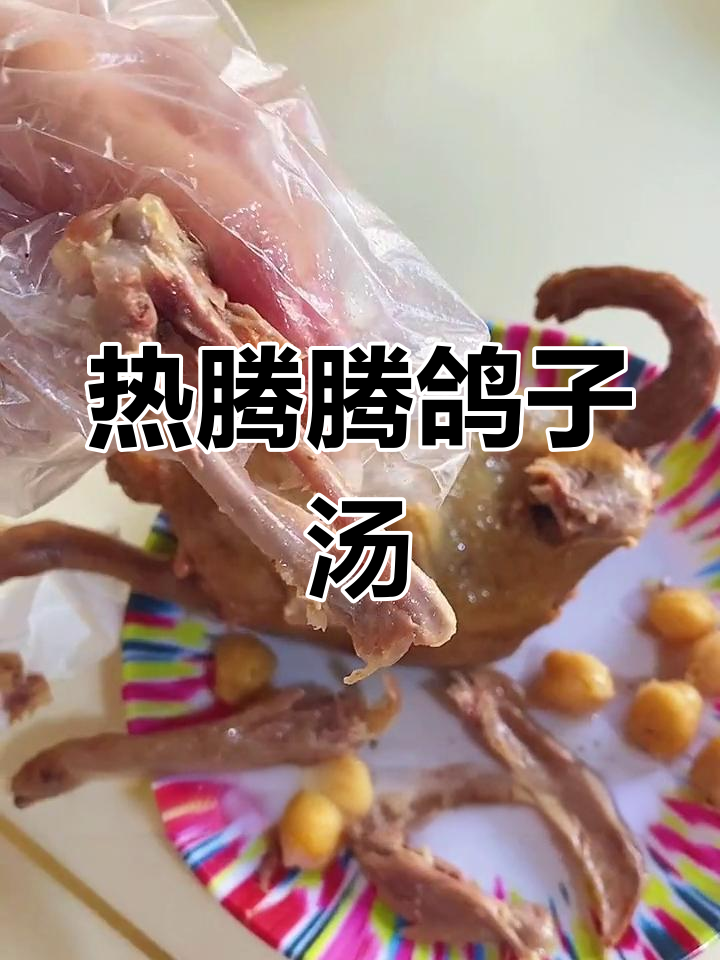 喀什鸽子汤,冬日暖心美味,热腾腾的乳鸽与豆子相伴