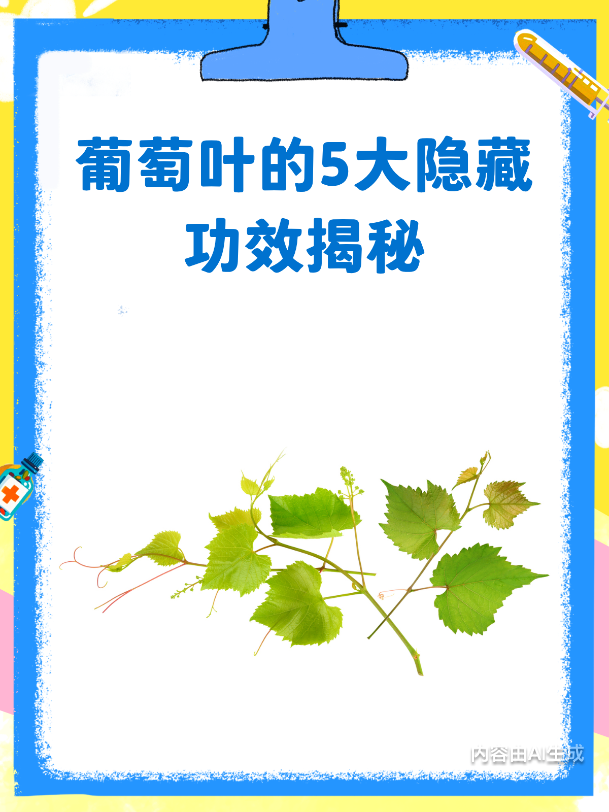 葡萄叶不只是装饰,它的5大隐藏功效你知道吗?