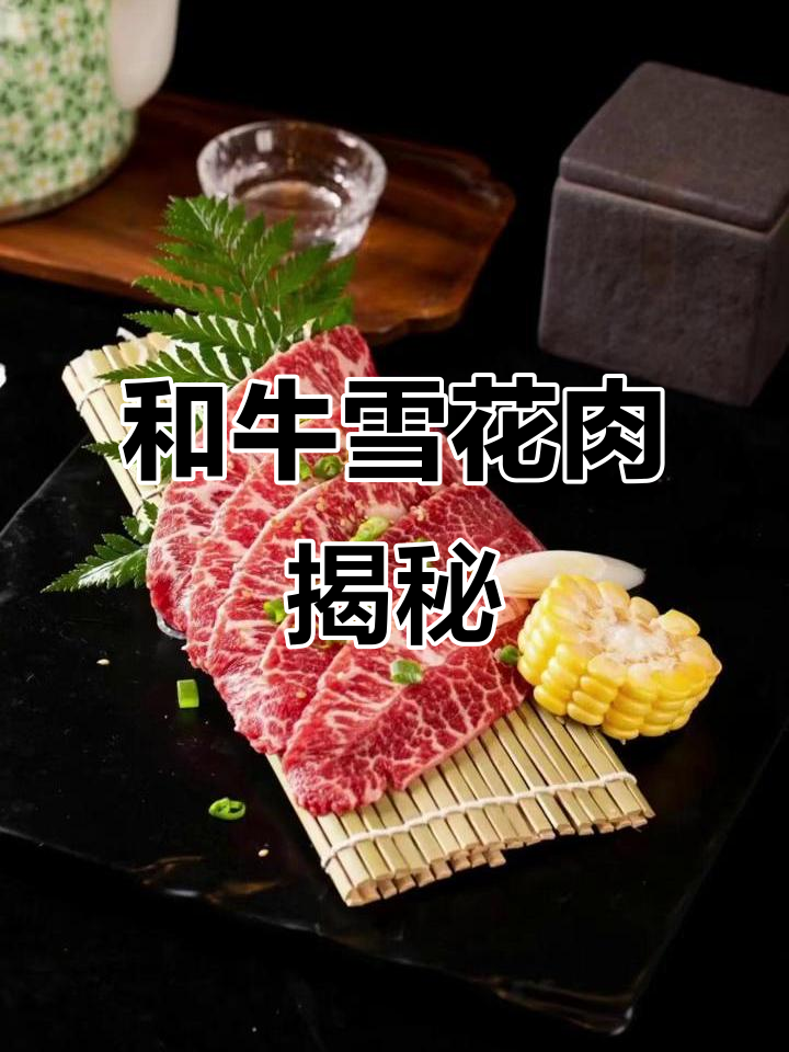 雪花牛肉的秘密:和牛的美味魅力