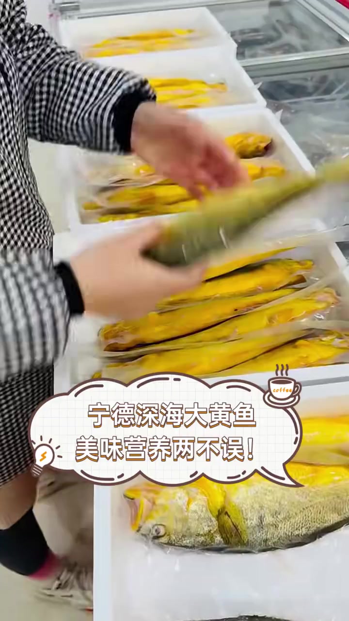 宁德深海大黄鱼,美味营养两不误!