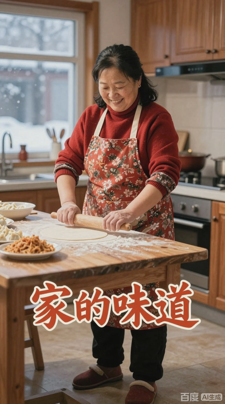 东北家庭包饺子,欢乐互动时光