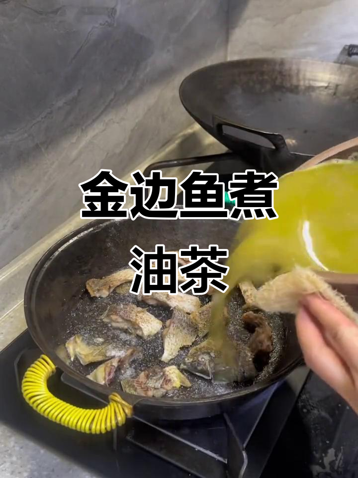 金边鱼与油茶的完美结合，鲜美又紧实！