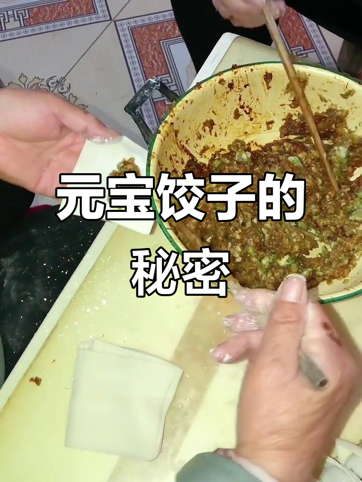 信阳包饺子,9秒一个元宝造型,你们见过吗?