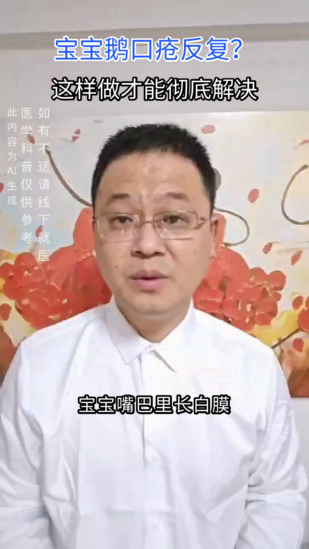 宝宝鹅口疮总反复?原因在这!
