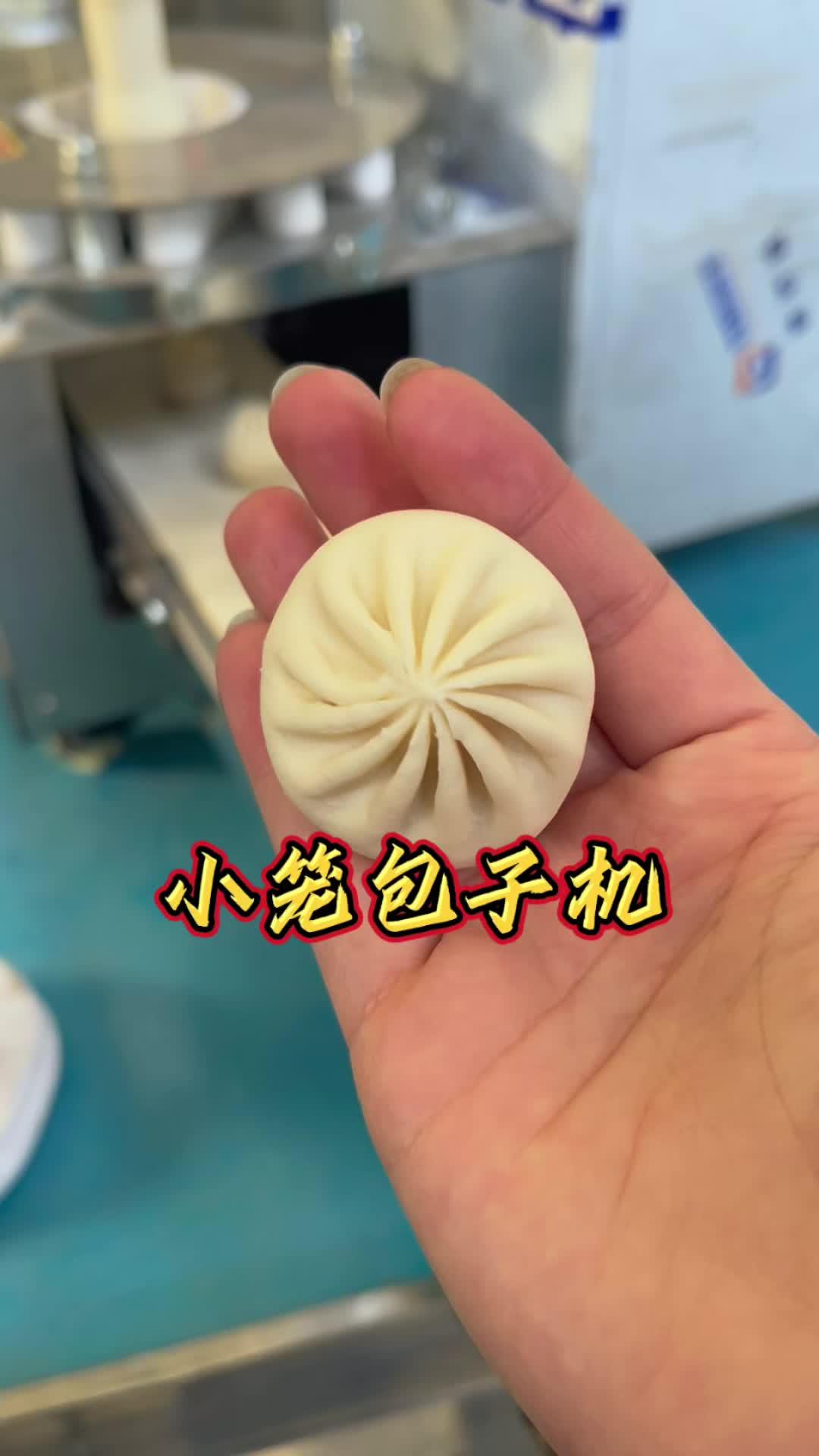 你还在用手工包包装吗?快来看看机器做的小笼包 包子机 小笼包 包包子神器 全自动包子机 小
